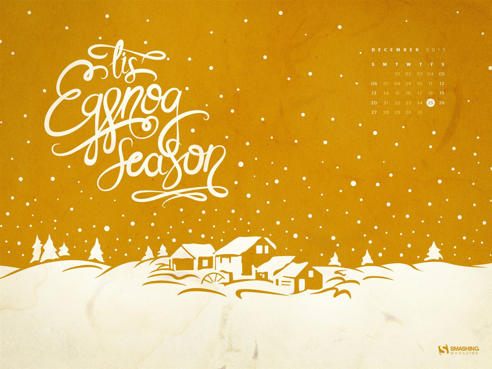 December 2015 Calendar wallpaper (2) #18 - 1600x1200