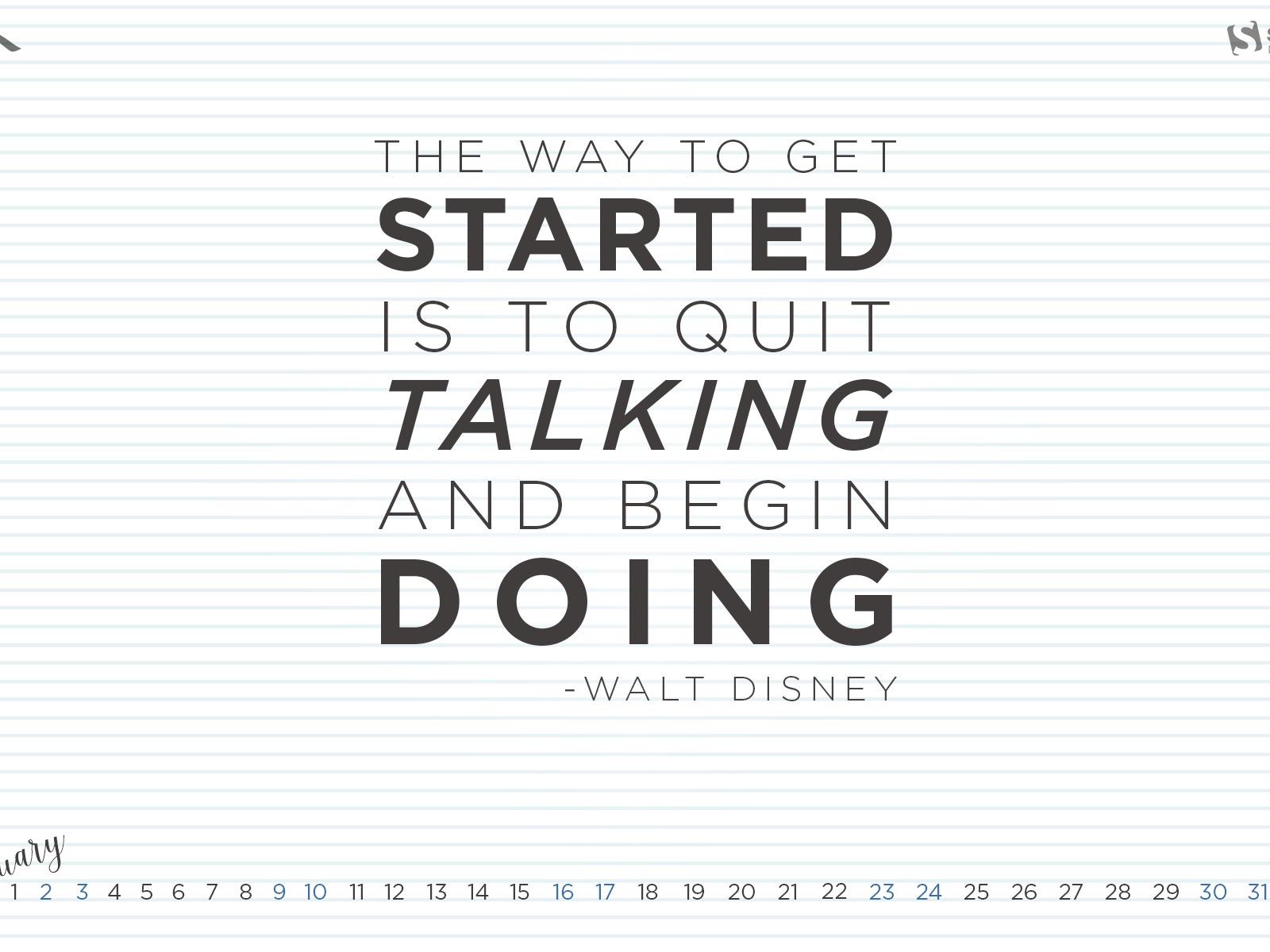January 2016 calendar wallpaper (2) #16 - 1600x1200