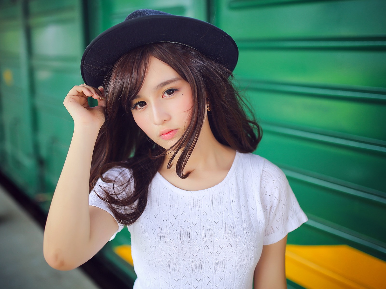 清純可愛年輕的亞洲女孩 高清壁紙合集(二) #1 - 1600x1200
