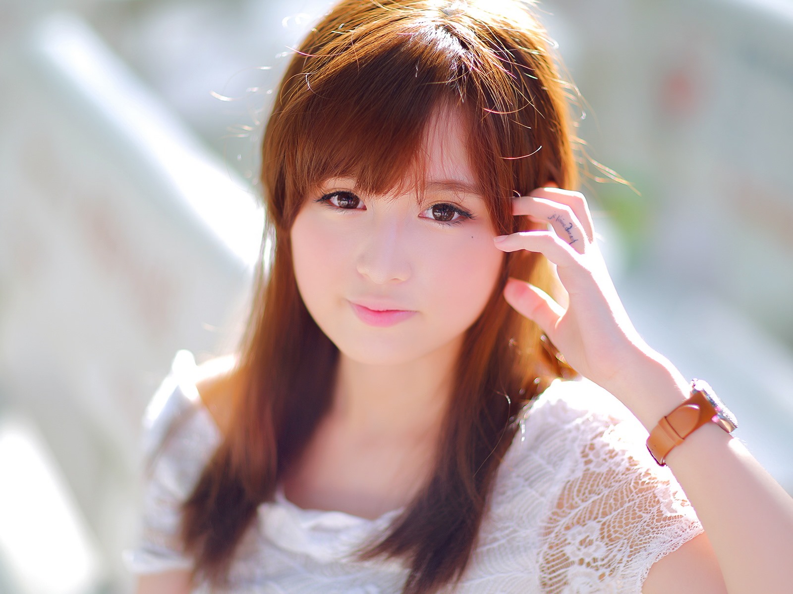 清純可愛年輕的亞洲女孩 高清壁紙合集(二) #36 - 1600x1200