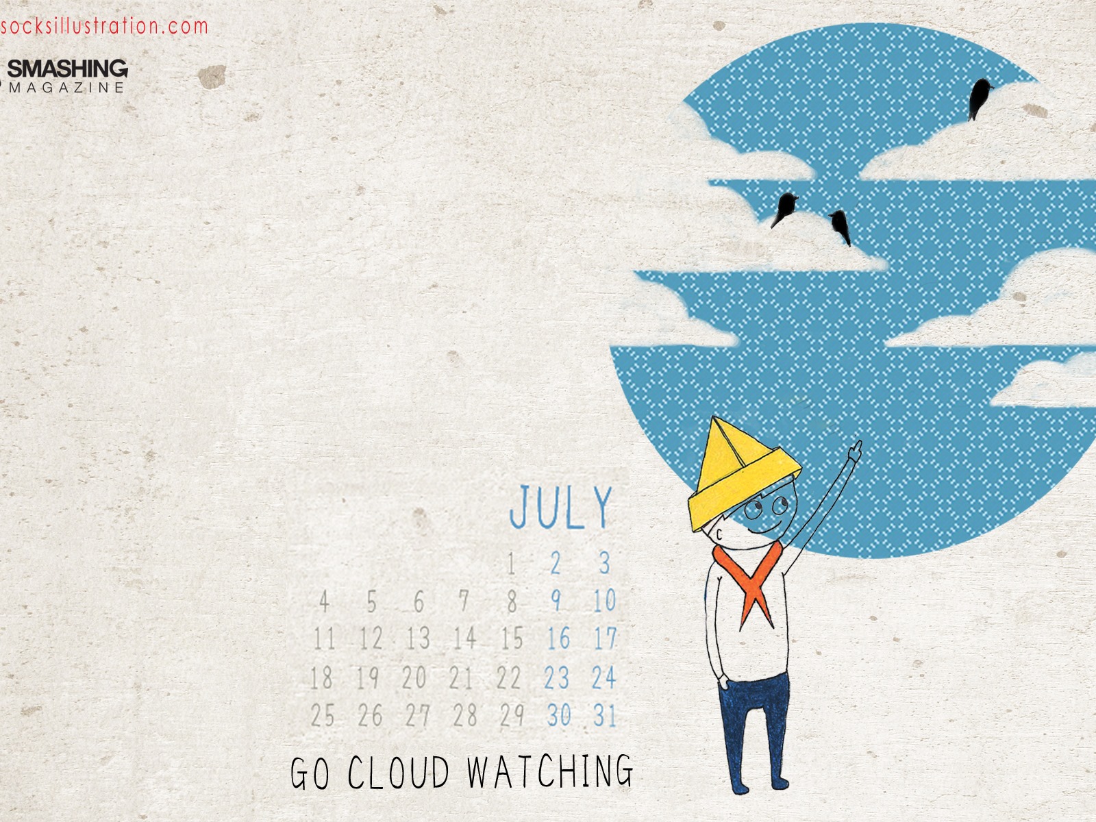 July 2016 calendar wallpaper (1) #20 - 1600x1200