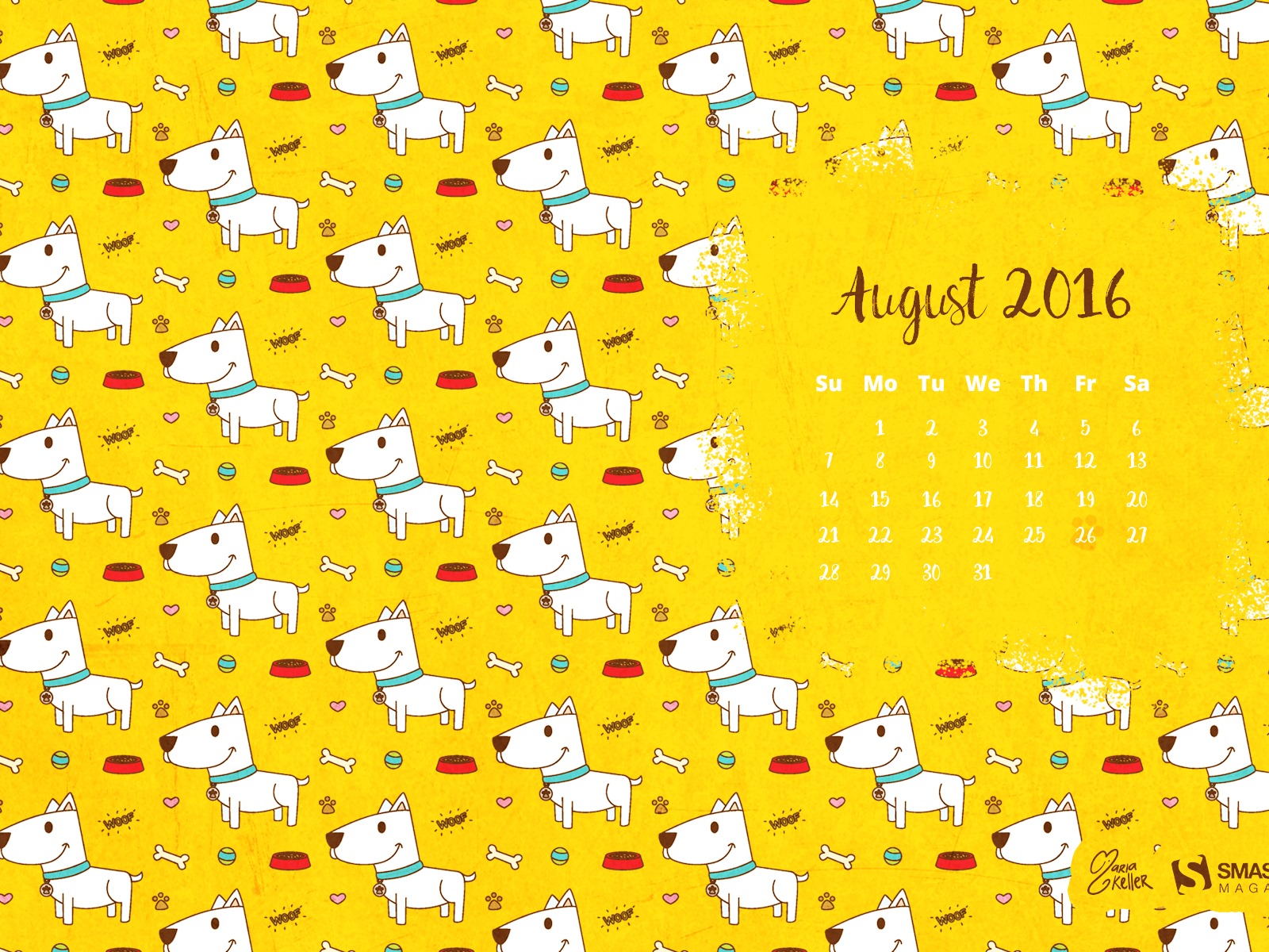 2016年8月 日曆壁紙(二) #9 - 1600x1200