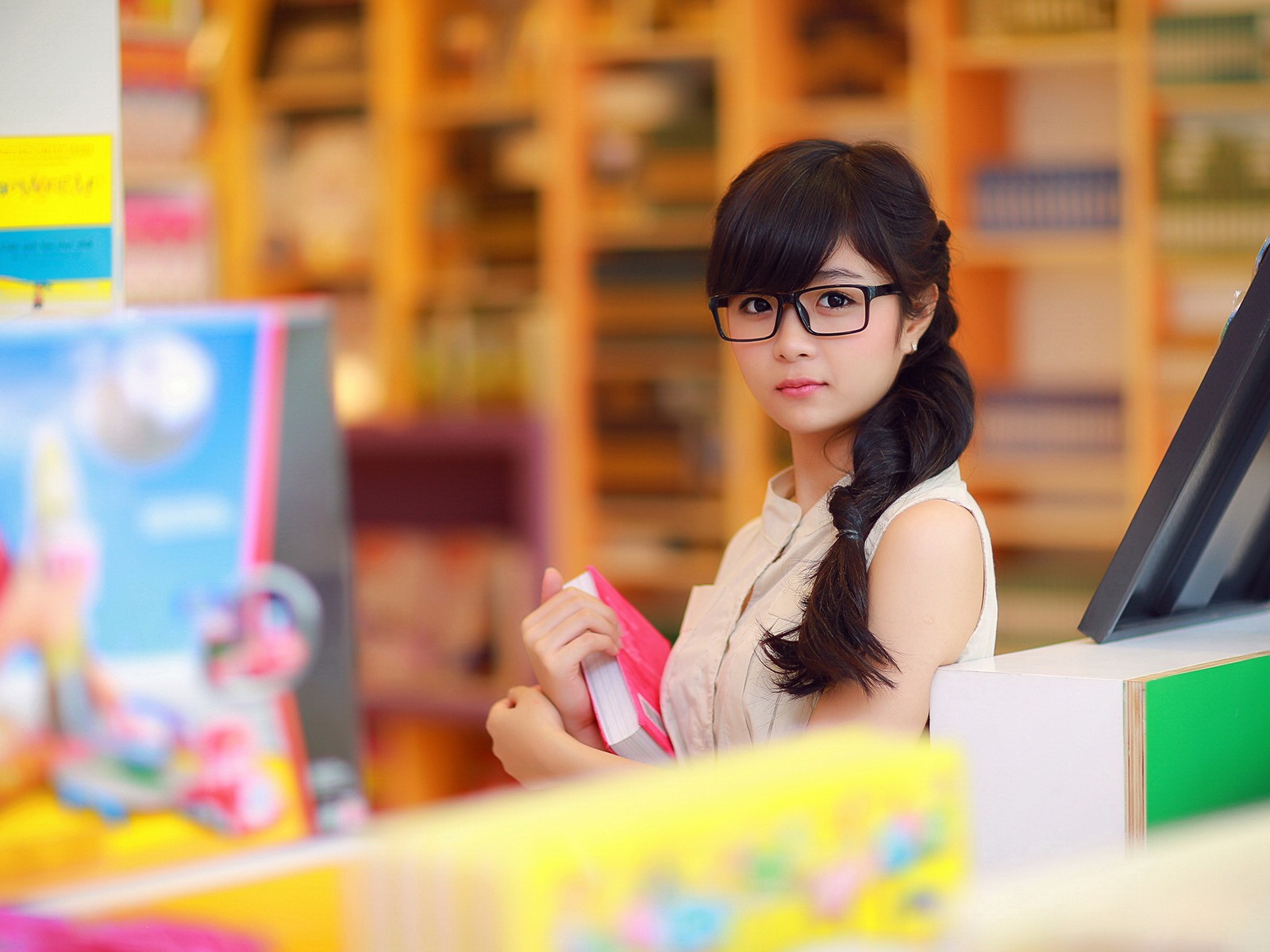 清純可愛年輕的亞洲女孩 高清壁紙合集(三) #25 - 1600x1200