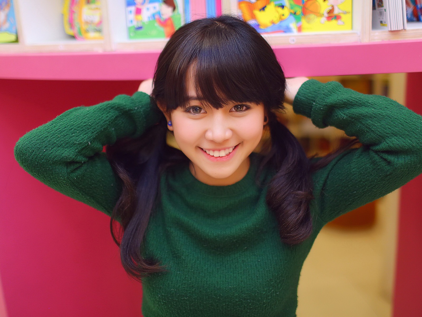 清純可愛年輕的亞洲女孩 高清壁紙合集(四) #20 - 1600x1200