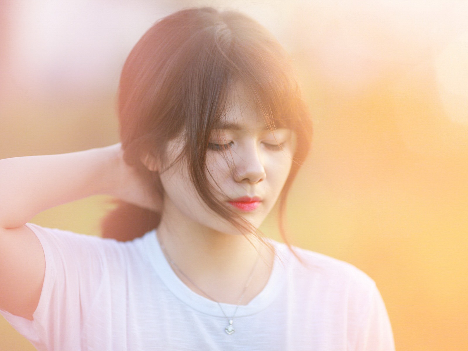 Pure and lovely young Asian girl HD wallpapers collection (4) #21 - 1600x1200