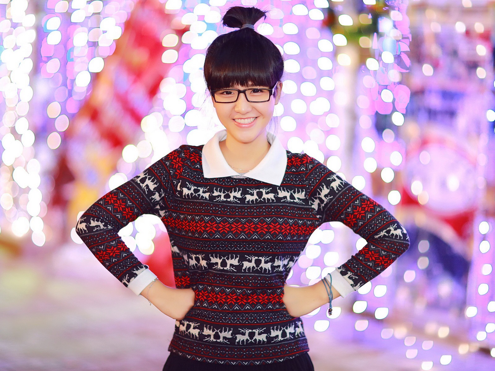 清純可愛年輕的亞洲女孩 高清壁紙合集(四) #38 - 1600x1200