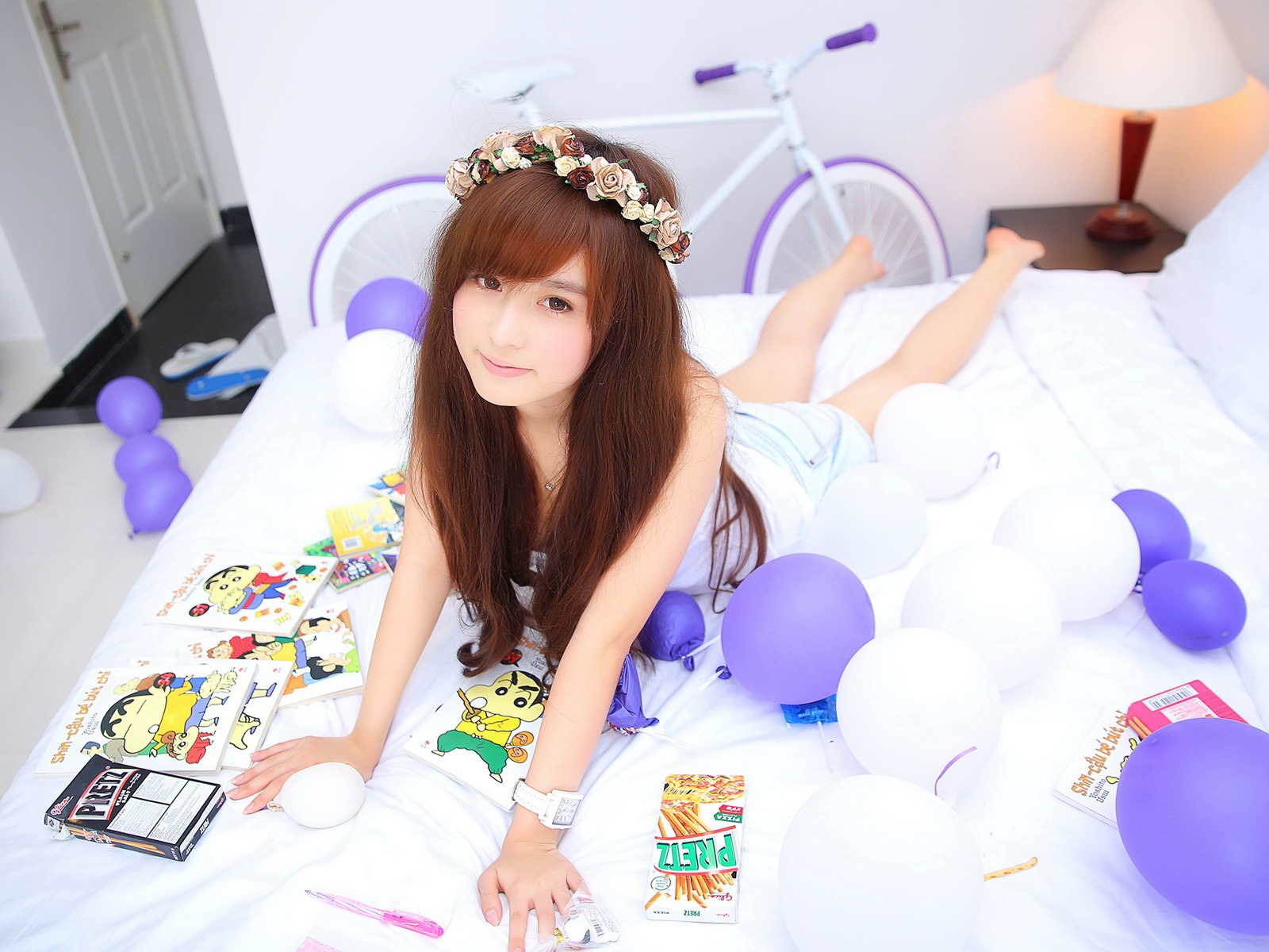 清純可愛年輕的亞洲女孩 高清壁紙合集(五) #21 - 1600x1200