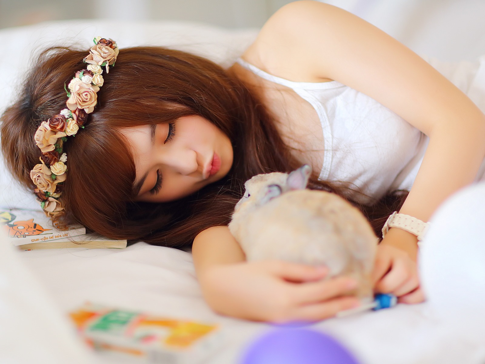 Pure and lovely young Asian girl HD wallpapers collection (5) #22 - 1600x1200