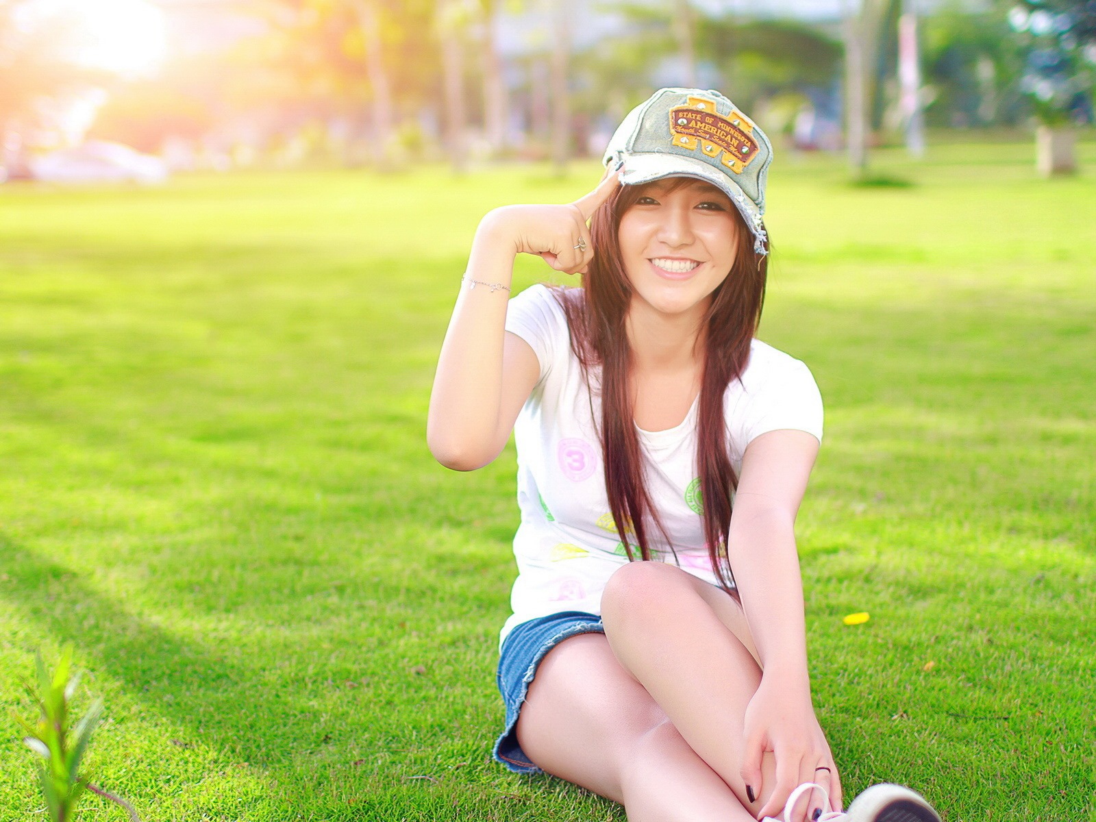 清純可愛年輕的亞洲女孩 高清壁紙合集(五) #36 - 1600x1200