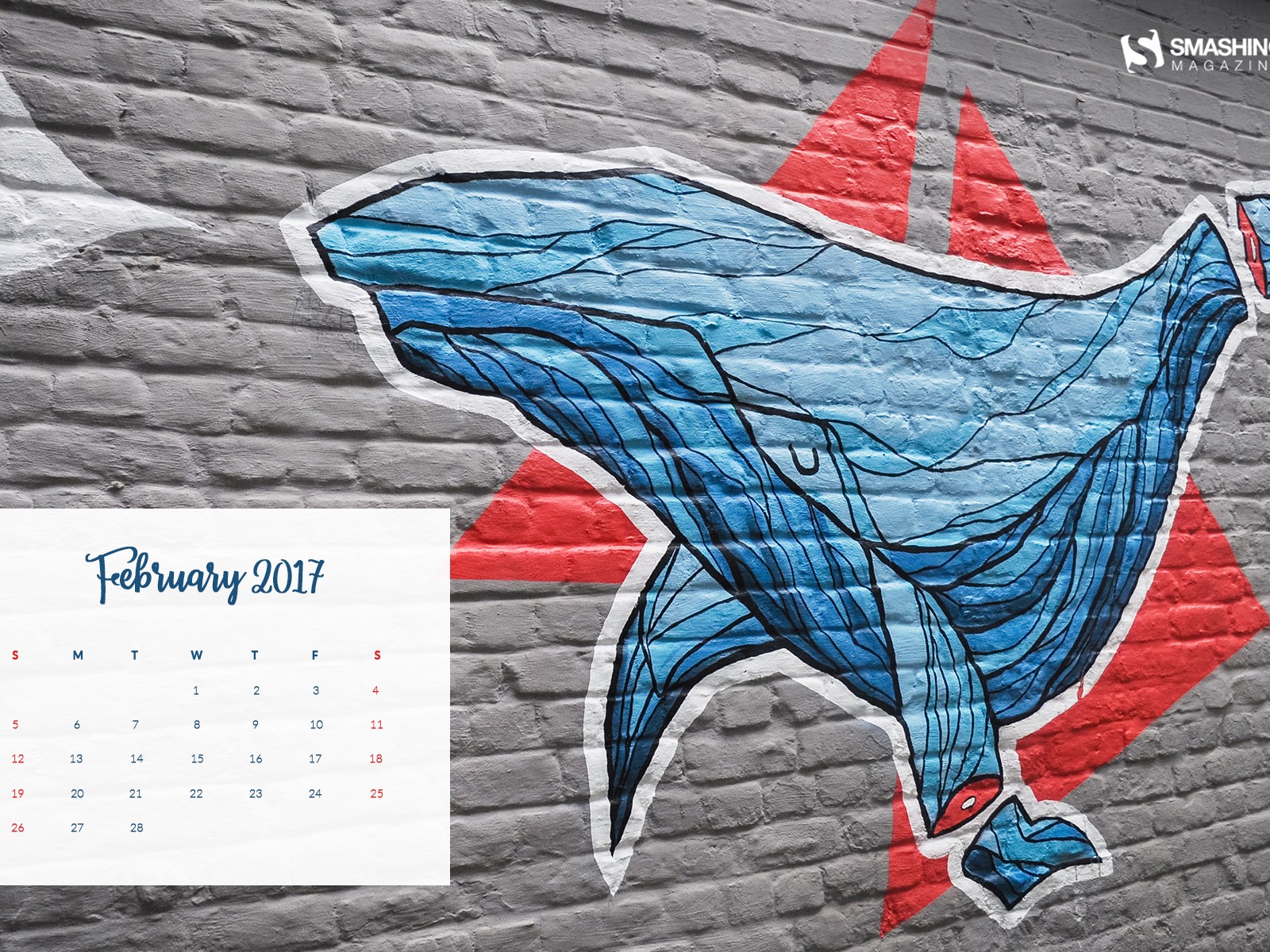 February 2017 calendar wallpaper (2) #5 - 1600x1200