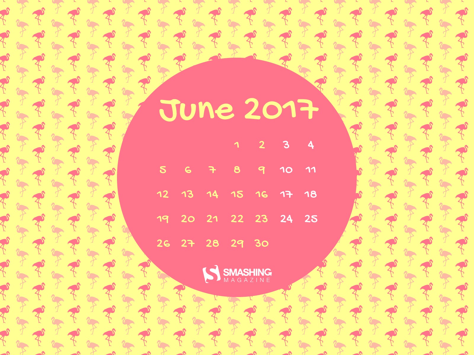 Juni 2017 Kalender Tapete #2 - 1600x1200