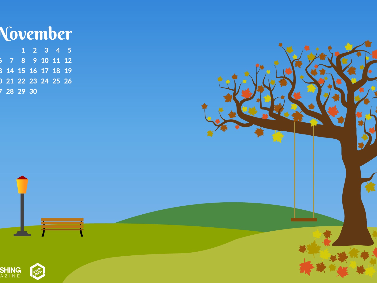 November 2017 calendar wallpaper #5 - 1600x1200