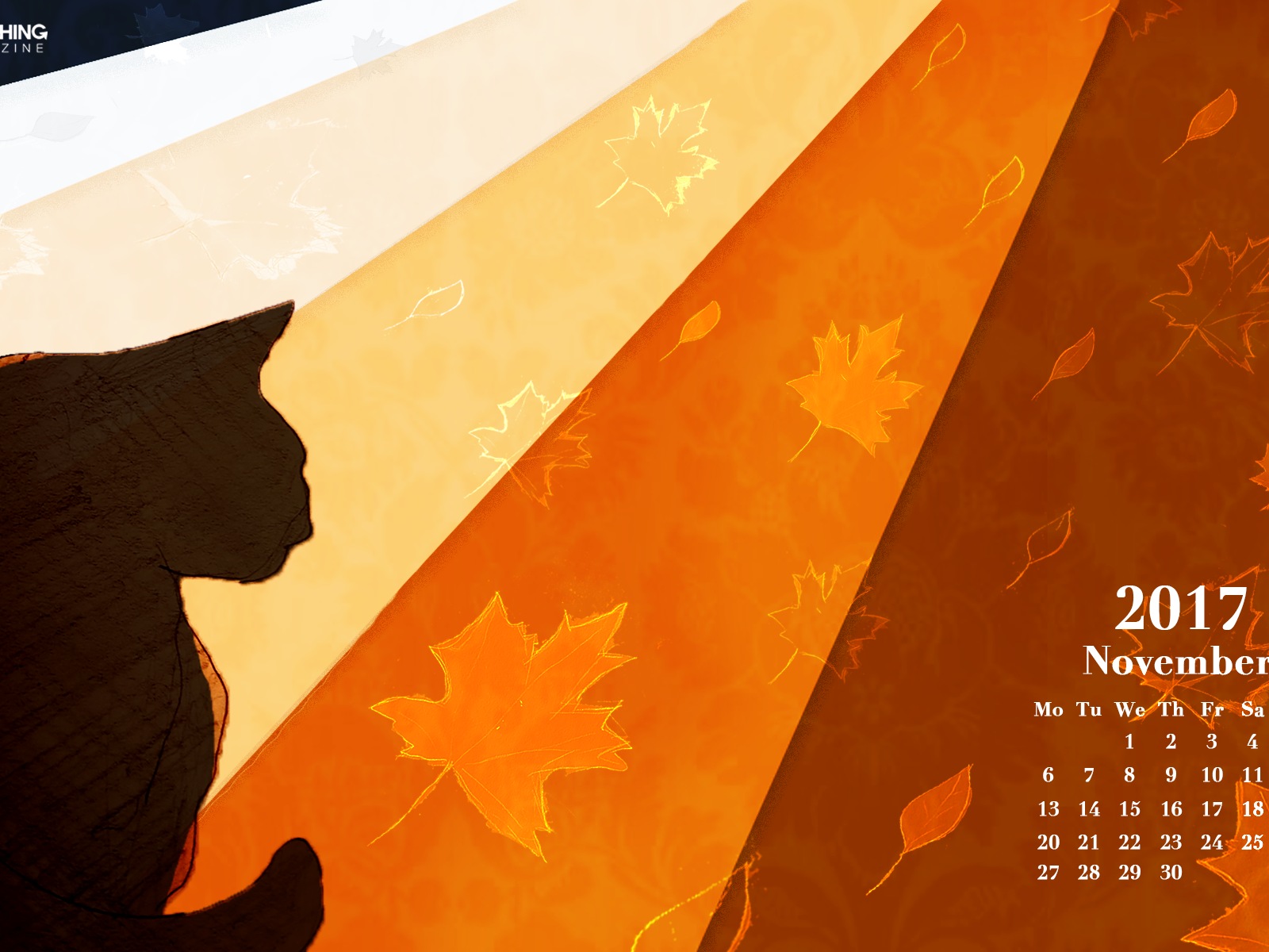 November 2017 calendar wallpaper #15 - 1600x1200