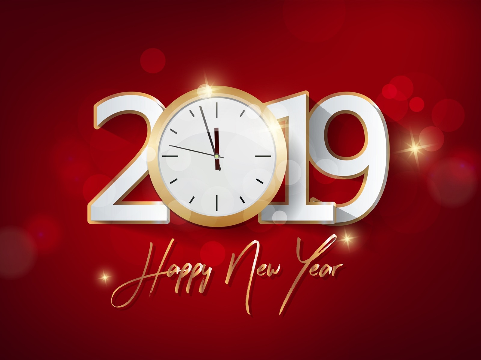 Happy New Year 2019 HD wallpapers #8 - 1600x1200
