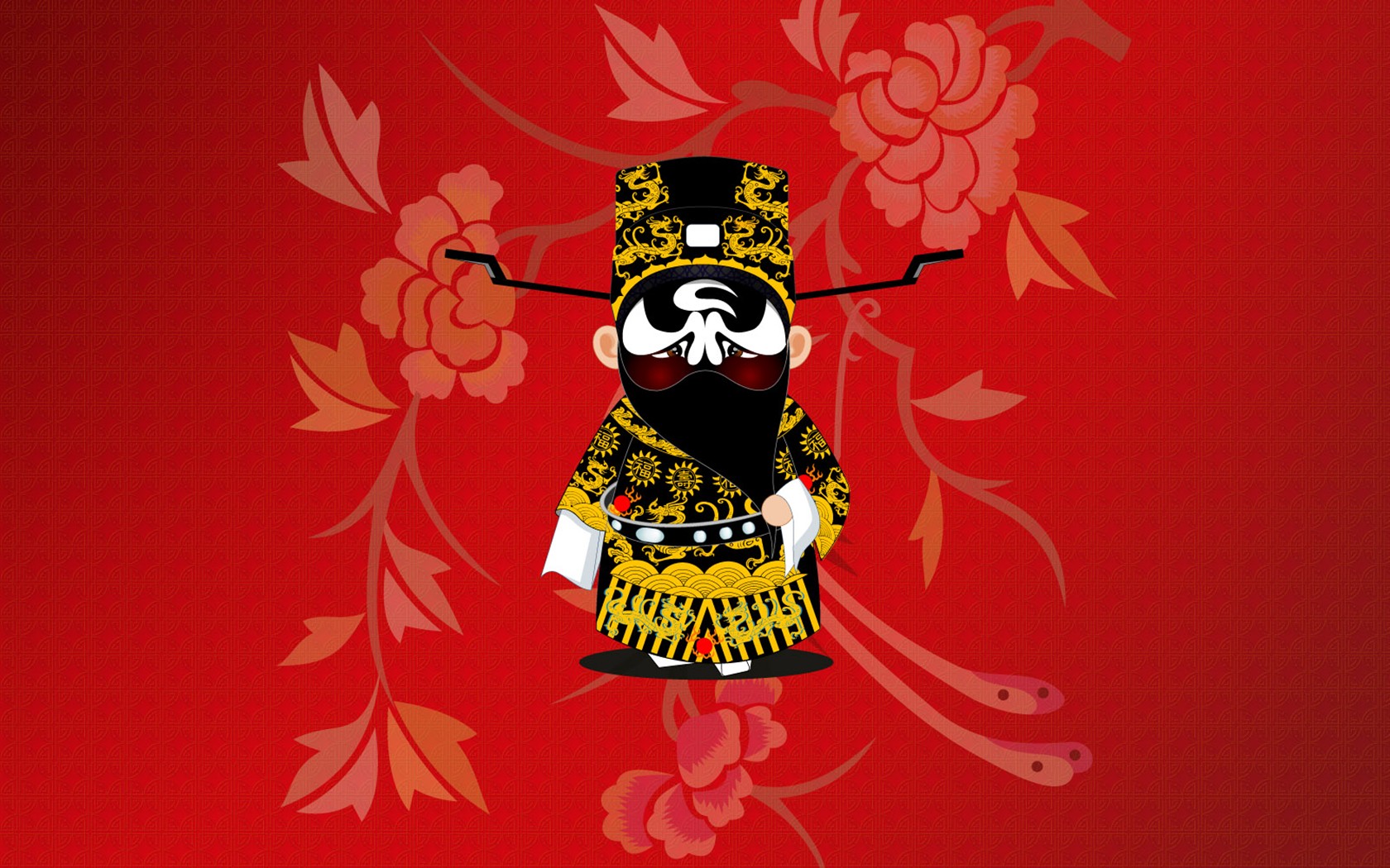 Q verze operních postav roztomilé wallpaper #26 - 1680x1050