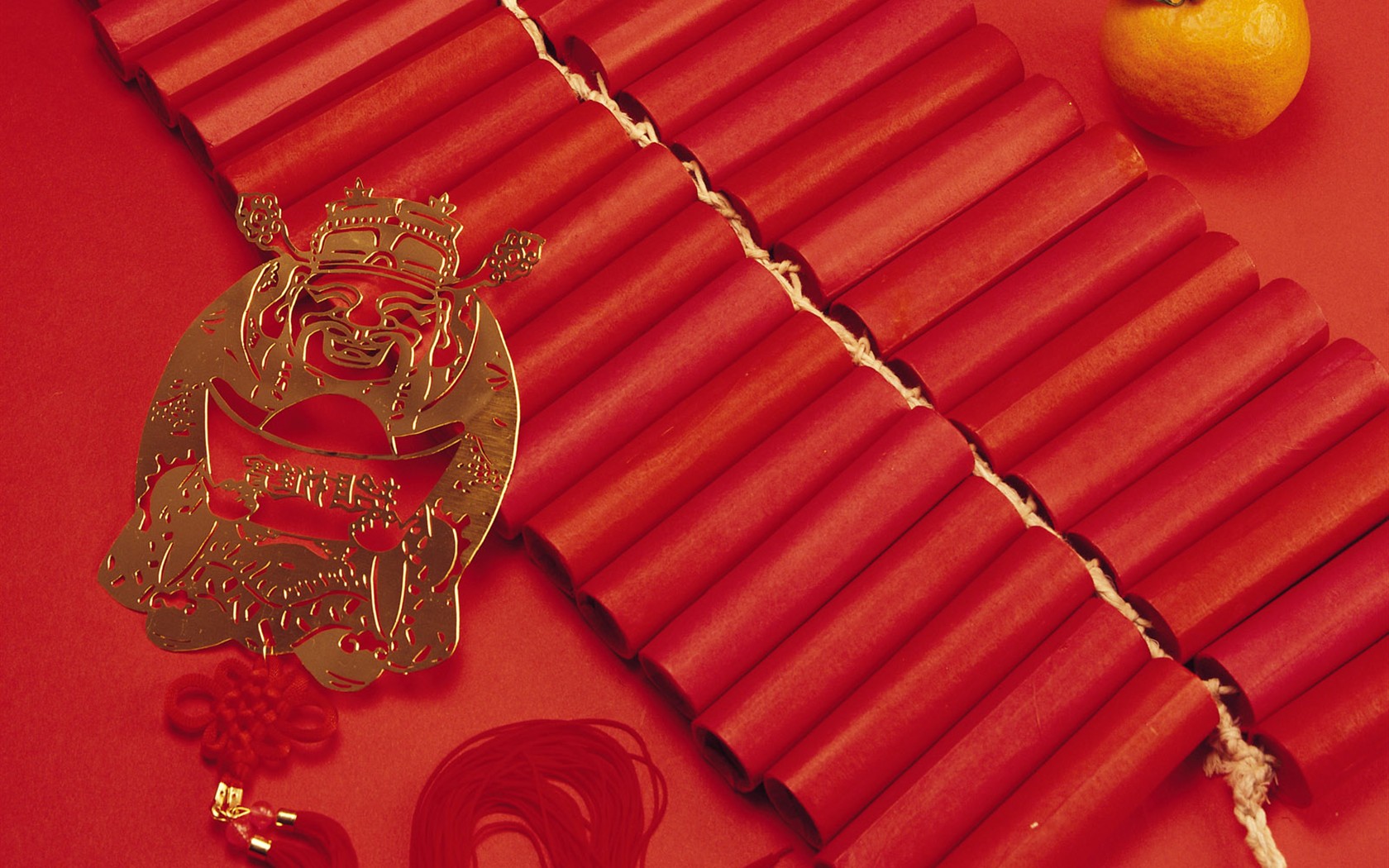Čína Vítr slavnostní červená tapeta #42 - 1680x1050