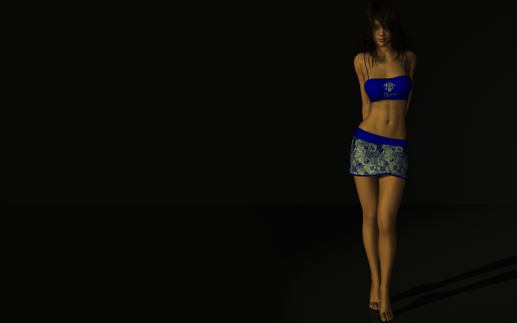 Widescreen Wallpaper 3D Female #14 - 1680x1050