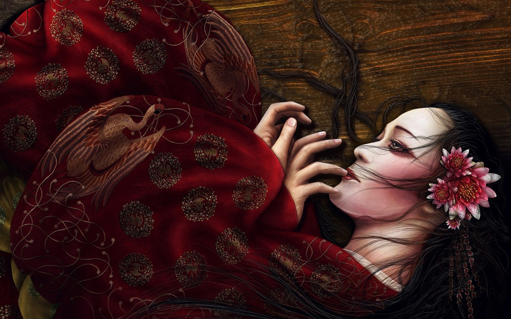 CG illustration wallpaper fantasy women #25 - 1680x1050