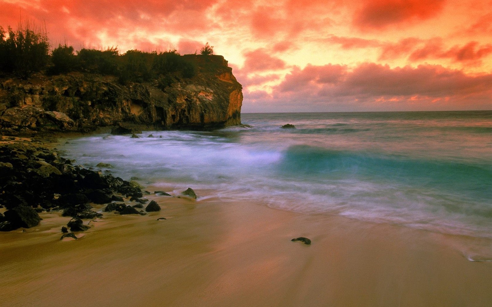 havajské pláži scenérie #7 - 1680x1050