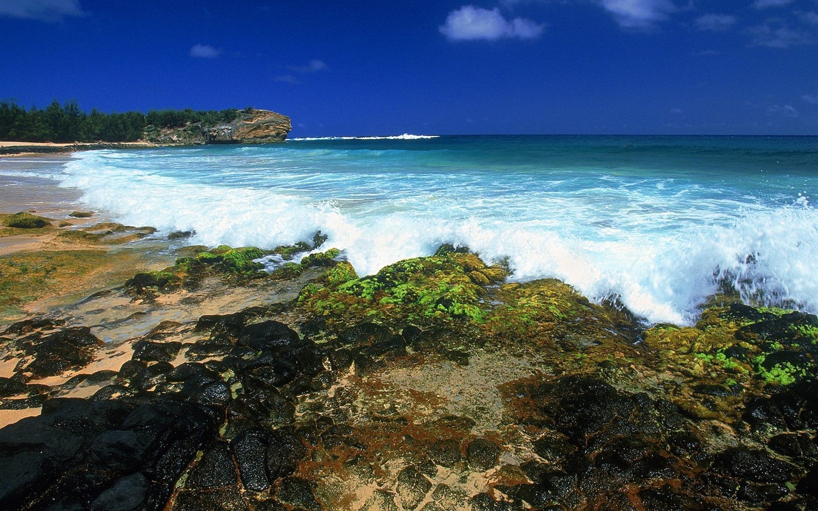 havajské pláži scenérie #19 - 1680x1050