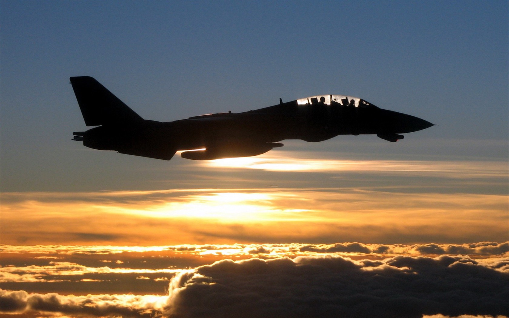 U. S. Navy F14 Tomcat bojovník #39 - 1680x1050