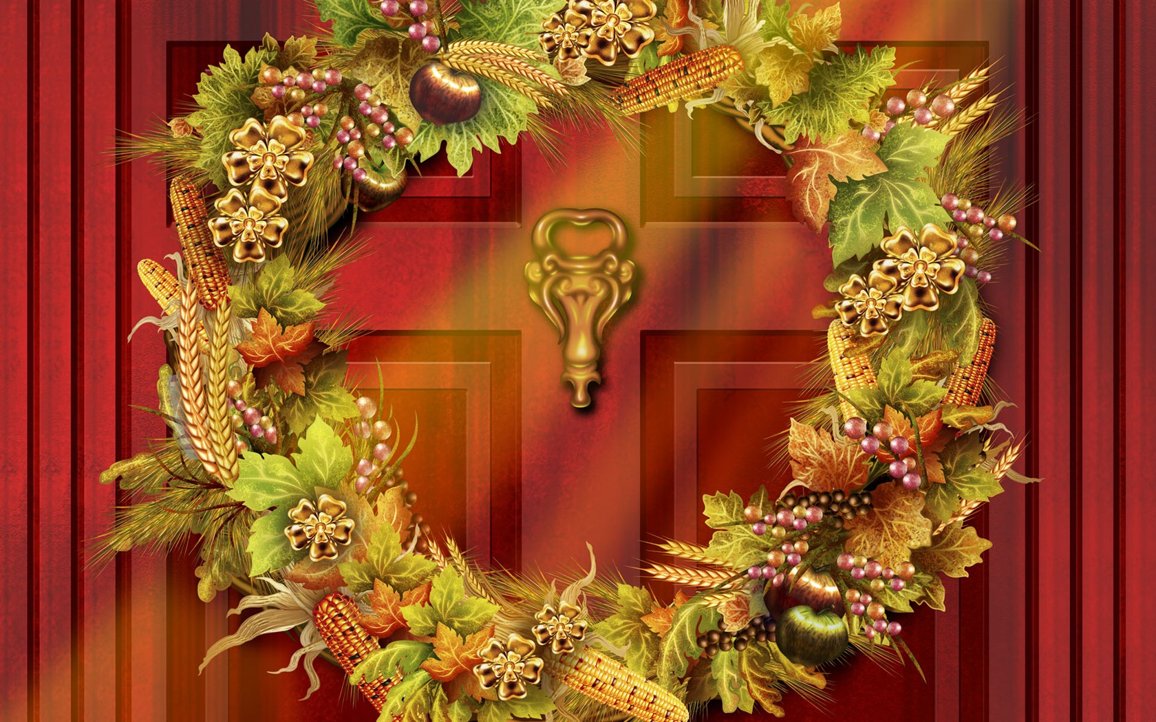 Thanksgiving theme wallpaper #15 - 1680x1050