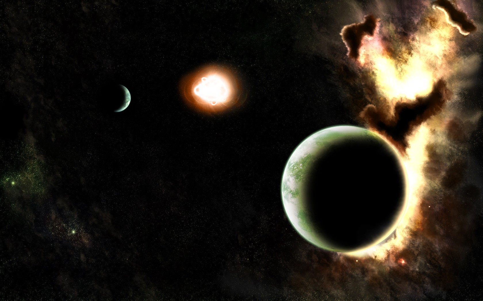 Space landscape wallpaper album (1) #16 - 1680x1050