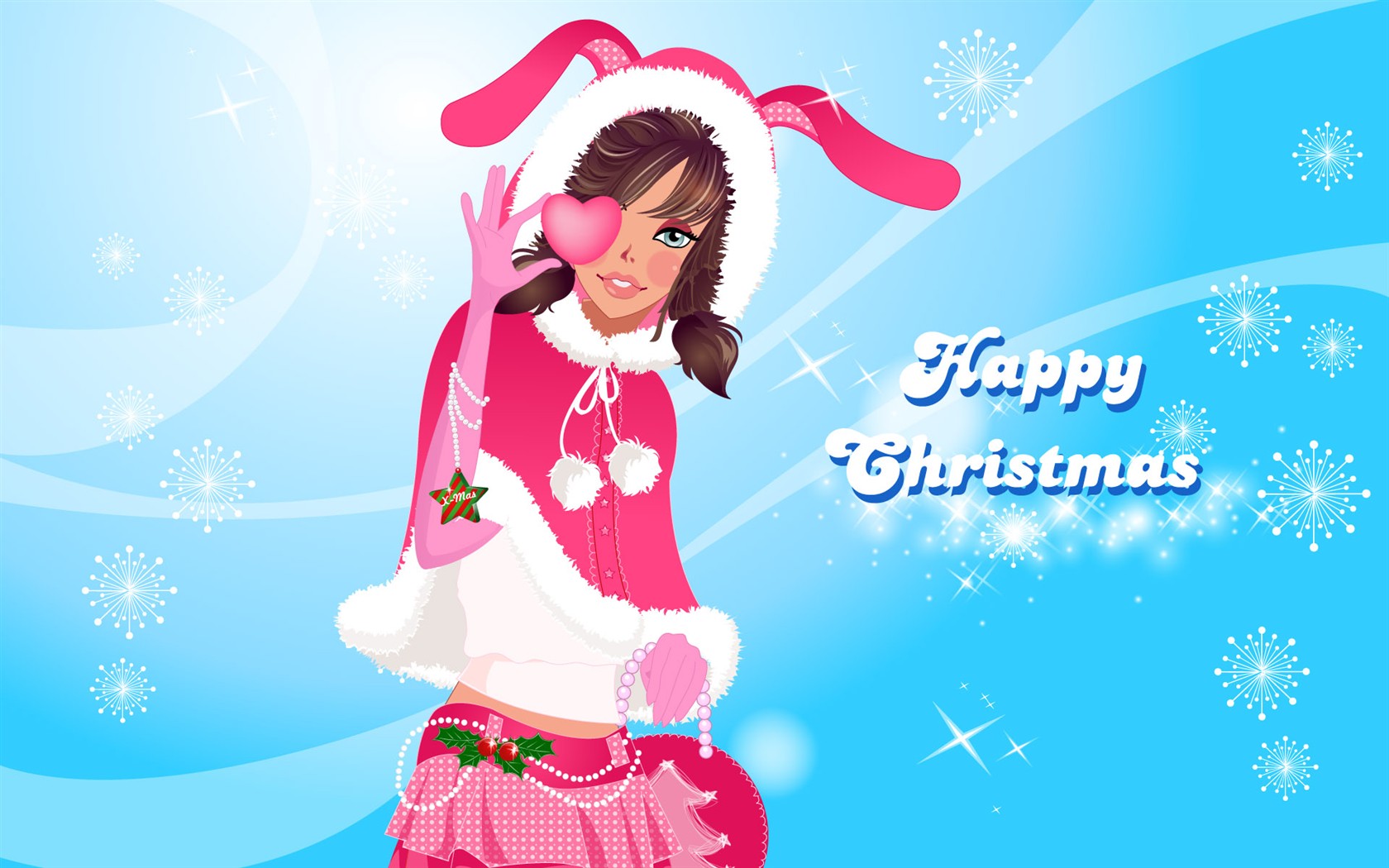 Christmas Wallpaper illustration MM #13 - 1680x1050