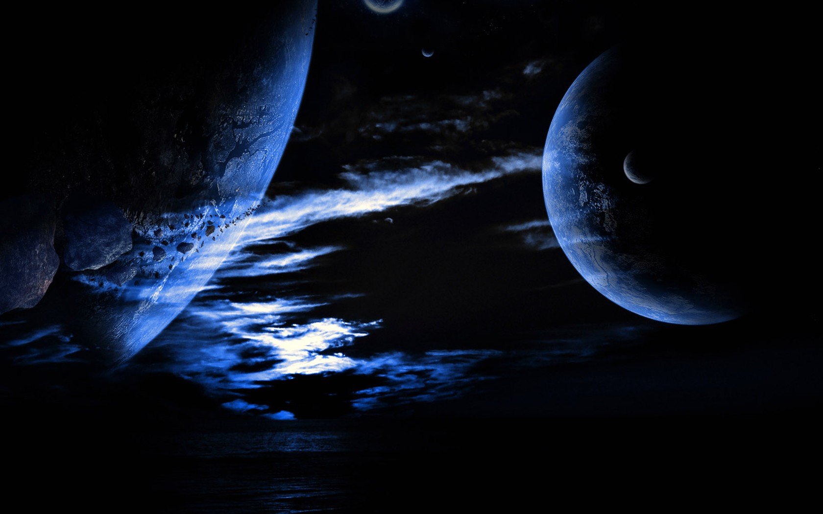 Space landscape wallpaper album (2) #11 - 1680x1050