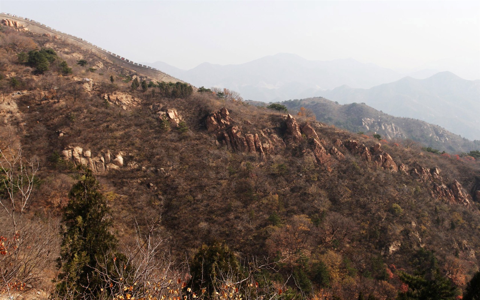 Peking Tour - Badaling Velká čínská zeď (GGC práce) #5 - 1680x1050