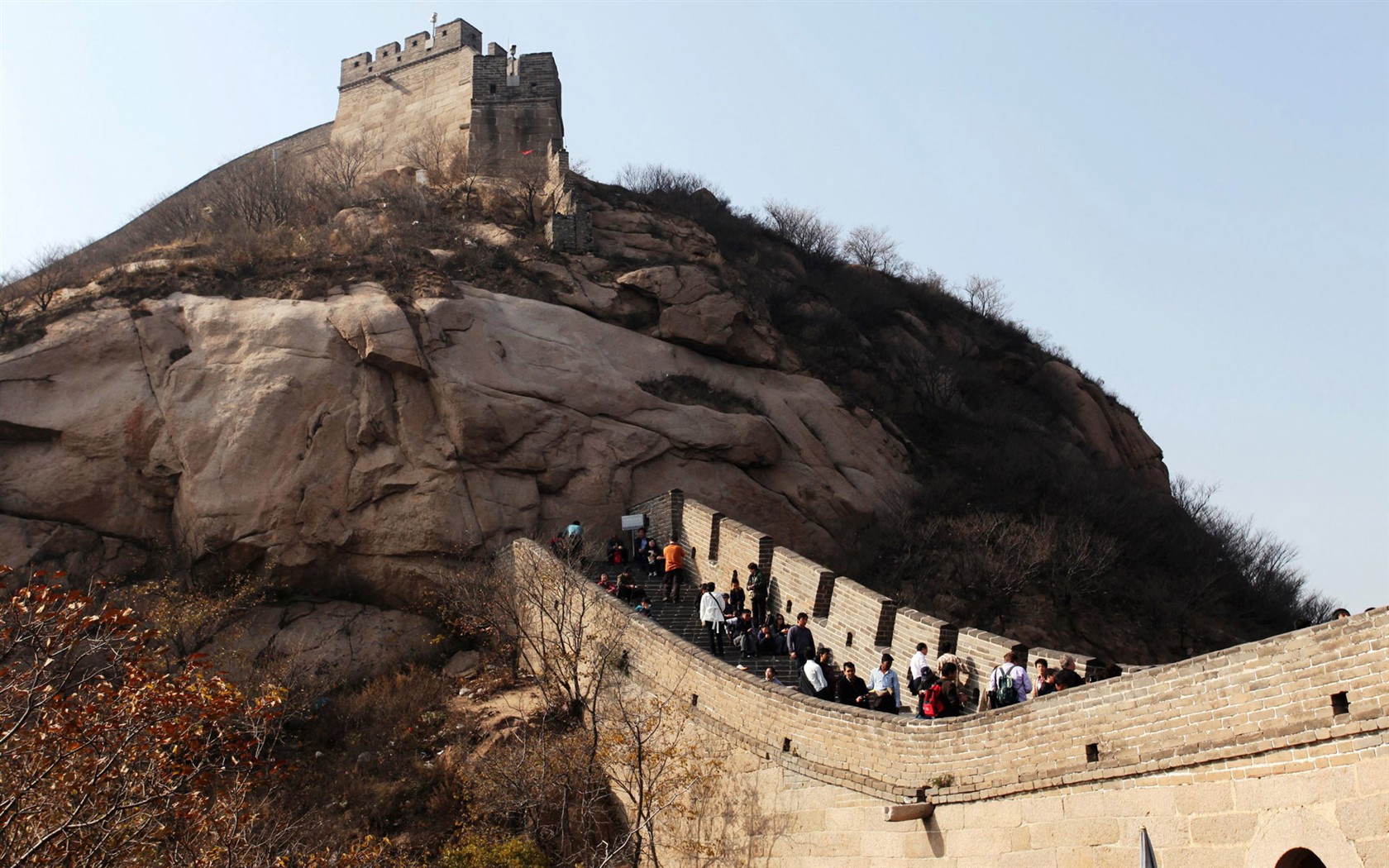 Peking Tour - Badaling Velká čínská zeď (GGC práce) #8 - 1680x1050
