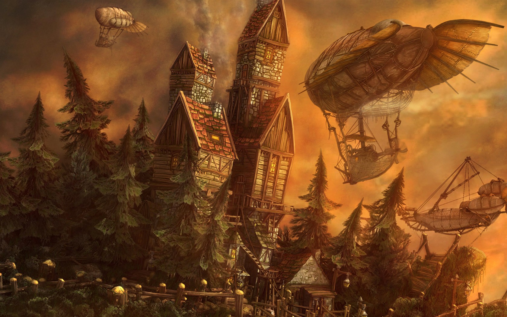 夢幻創意場景壁紙 #40 - 1680x1050