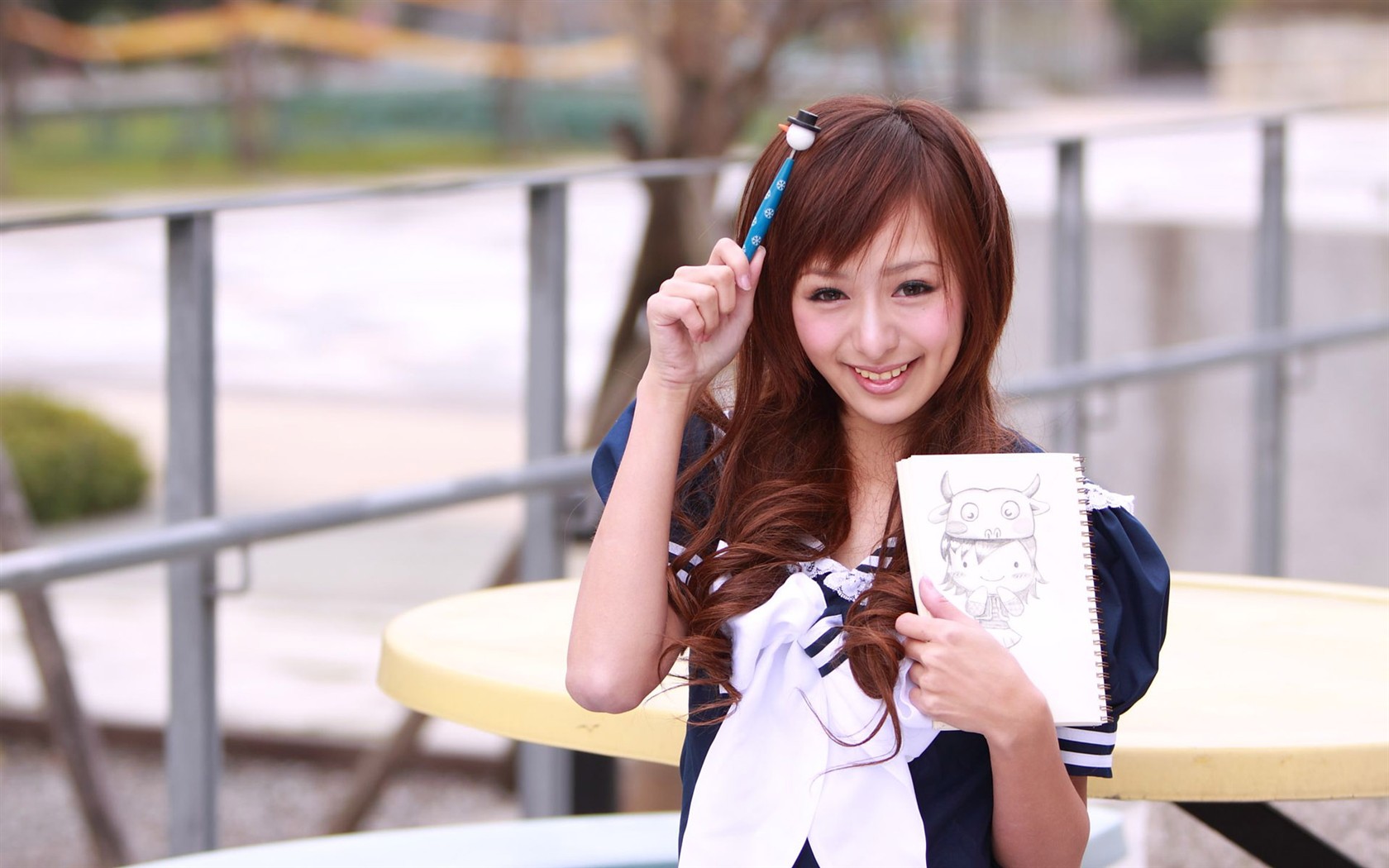 Tchaj-wan MM Yin Fu wallpaper album (2) #13 - 1680x1050