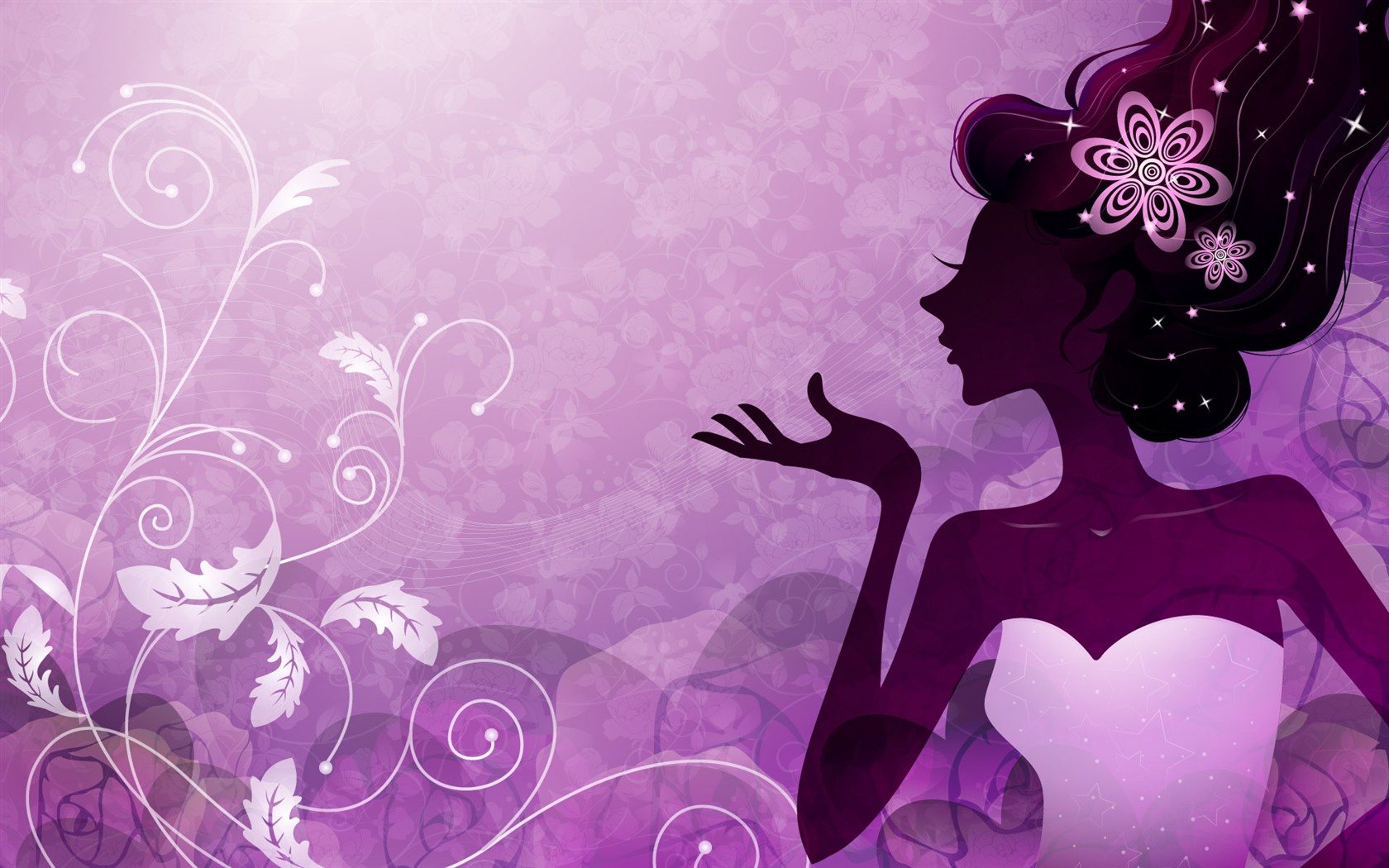 Vector Woman wallpaper #15 - 1680x1050