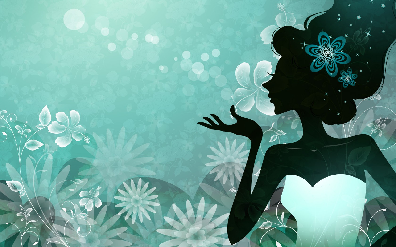 Vector Woman wallpaper #16 - 1680x1050
