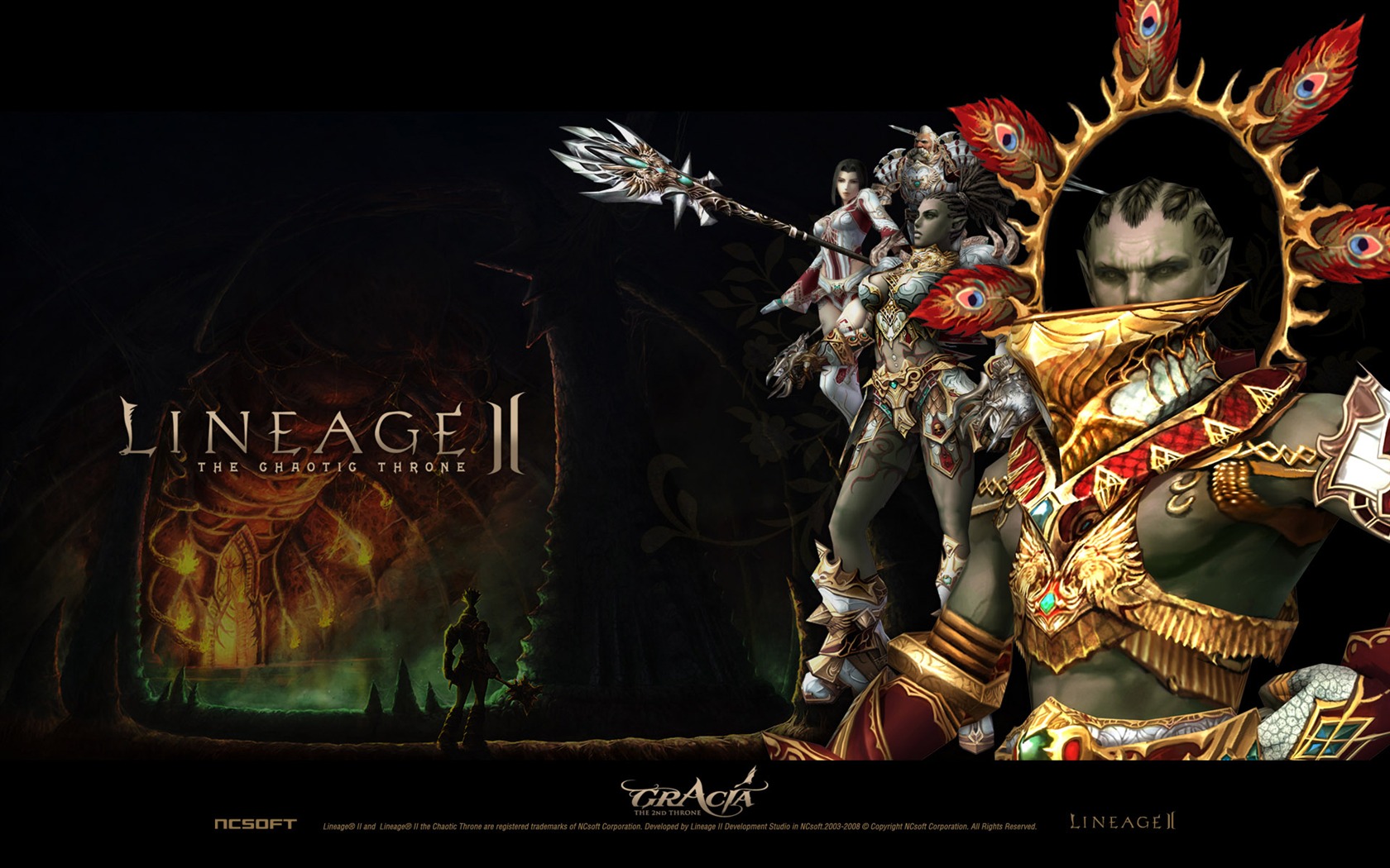 LINEAGE Ⅱ 遊戲造型 高清壁紙 #2 - 1680x1050