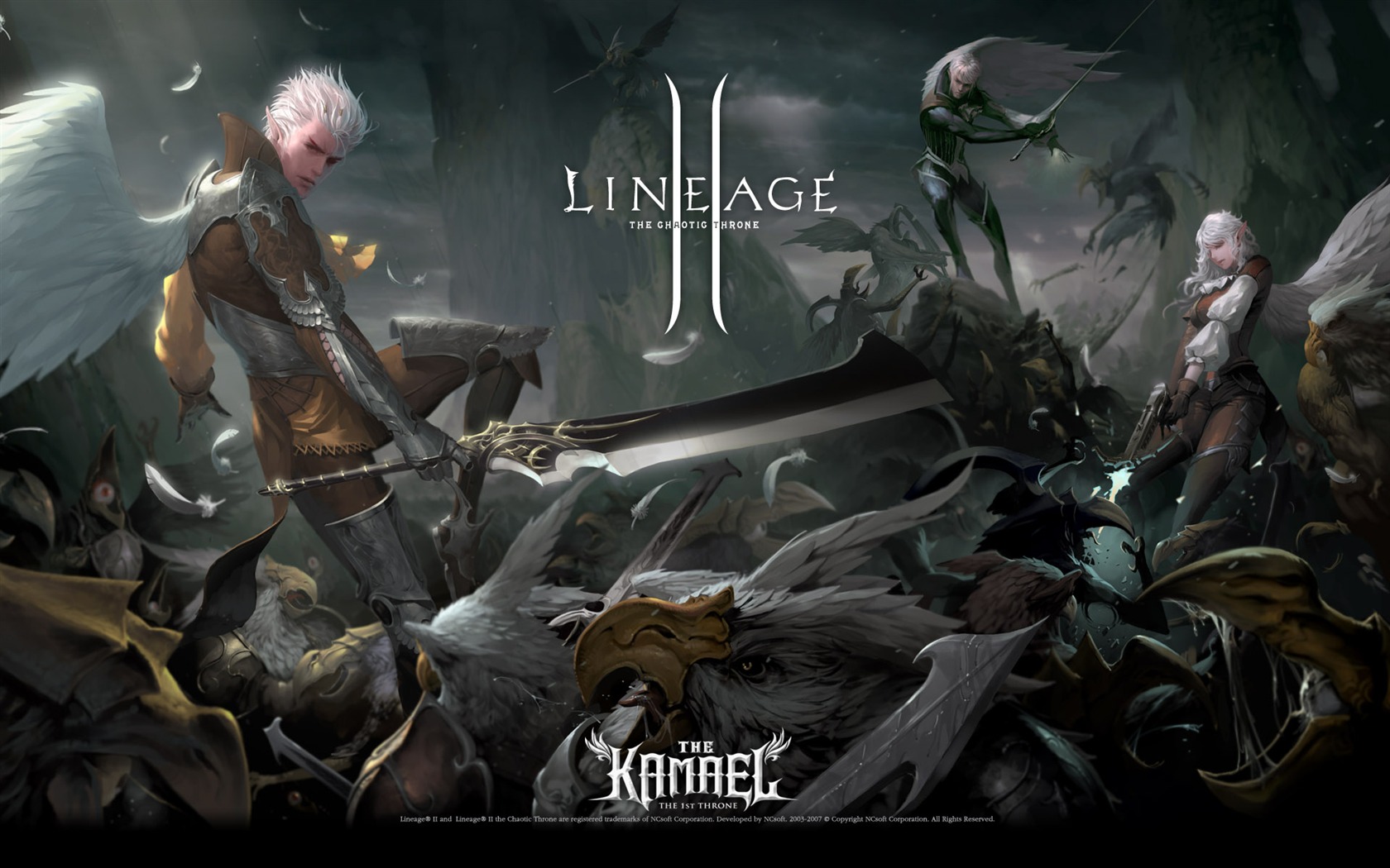 LINEAGE Ⅱ 游戏造型 高清壁纸6 - 1680x1050