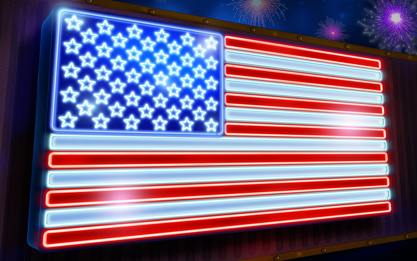 U. S. Den nezávislosti téma wallpaper #2 - 1680x1050