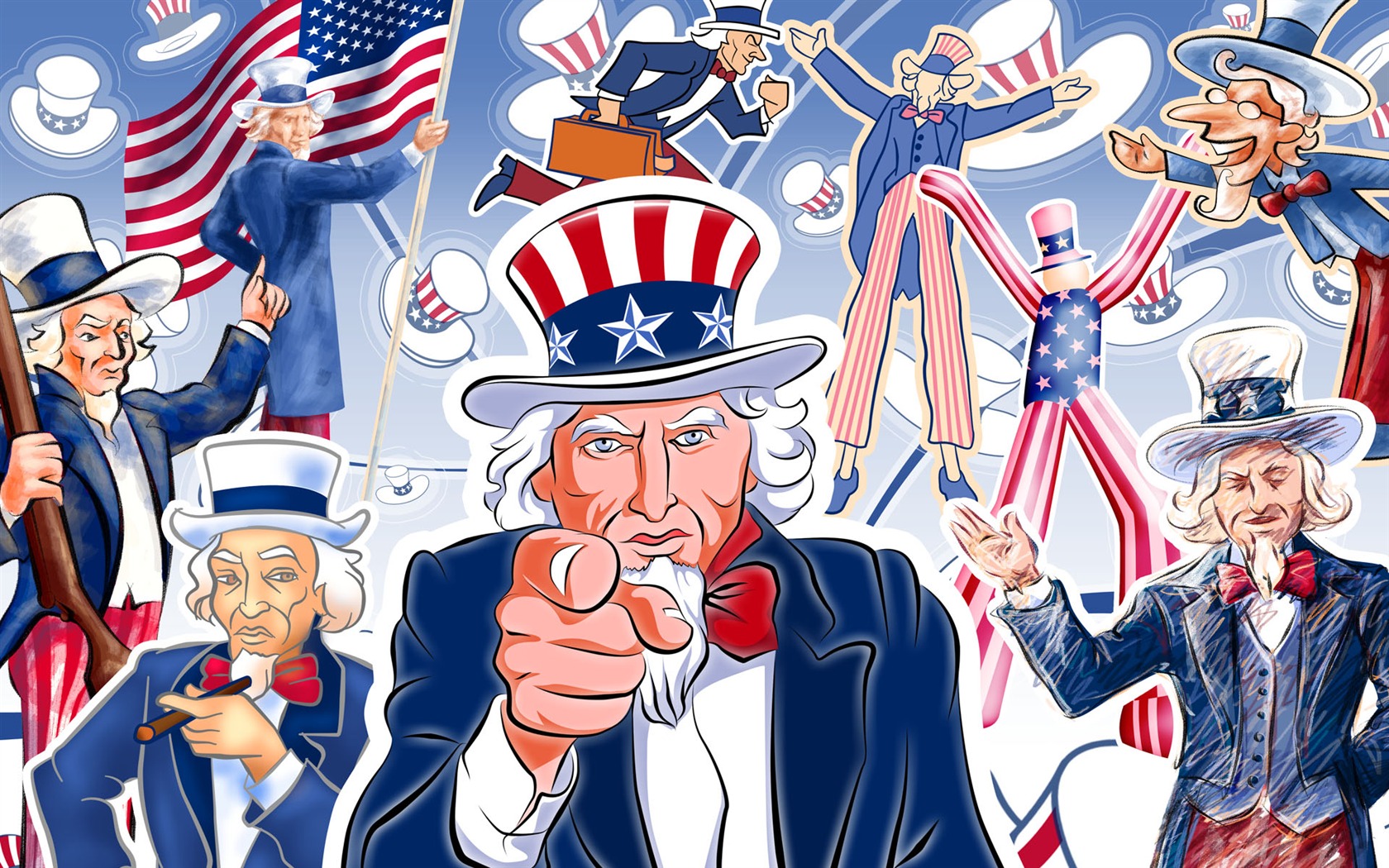 U. S. Den nezávislosti téma wallpaper #18 - 1680x1050