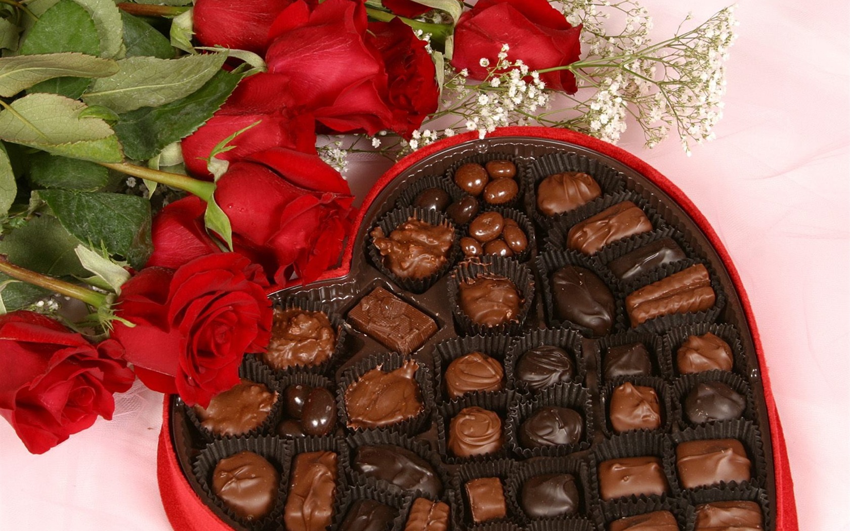La tinta indeleble Día de San Valentín de chocolate #12 - 1680x1050