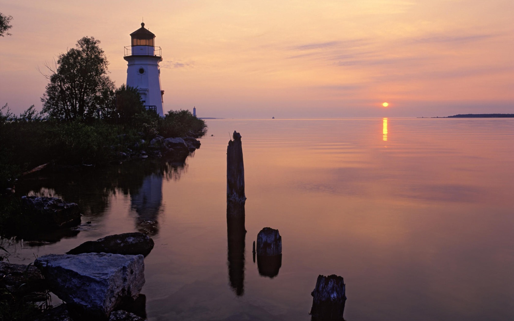 Pobřežní Lighthouse HD Wallpaper #32 - 1680x1050