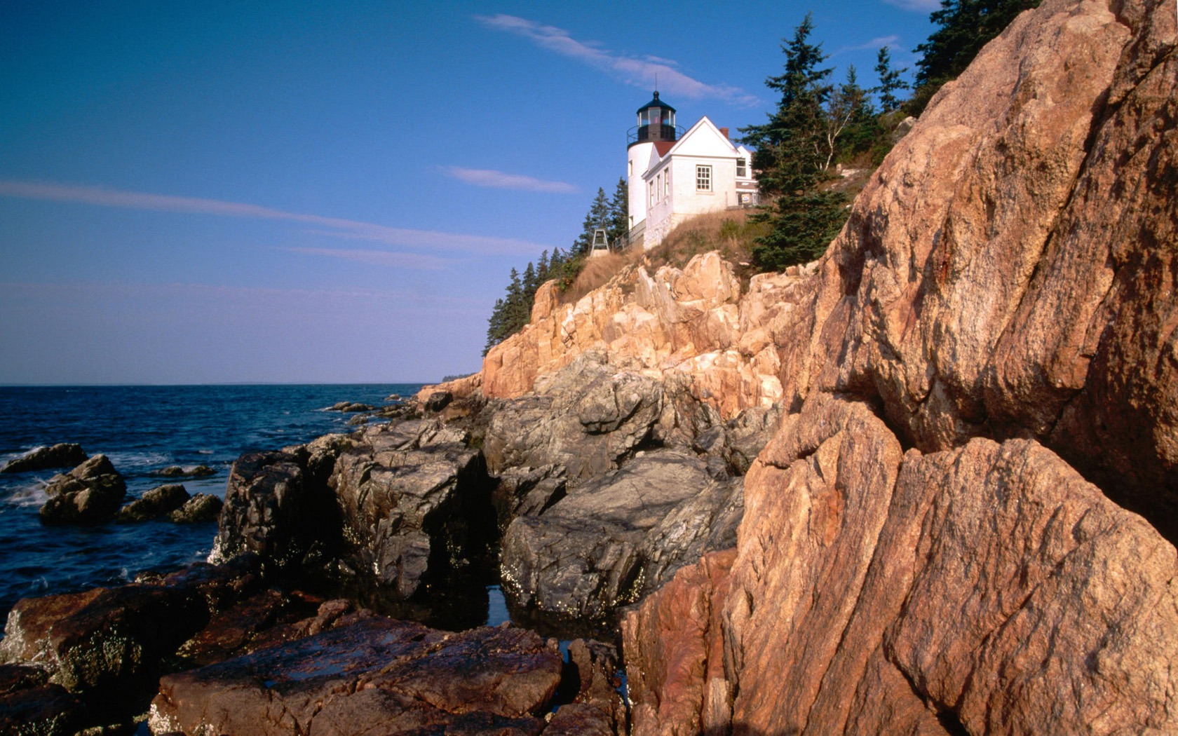 Coastal Lighthouse HD Wallpaper #42 - 1680x1050