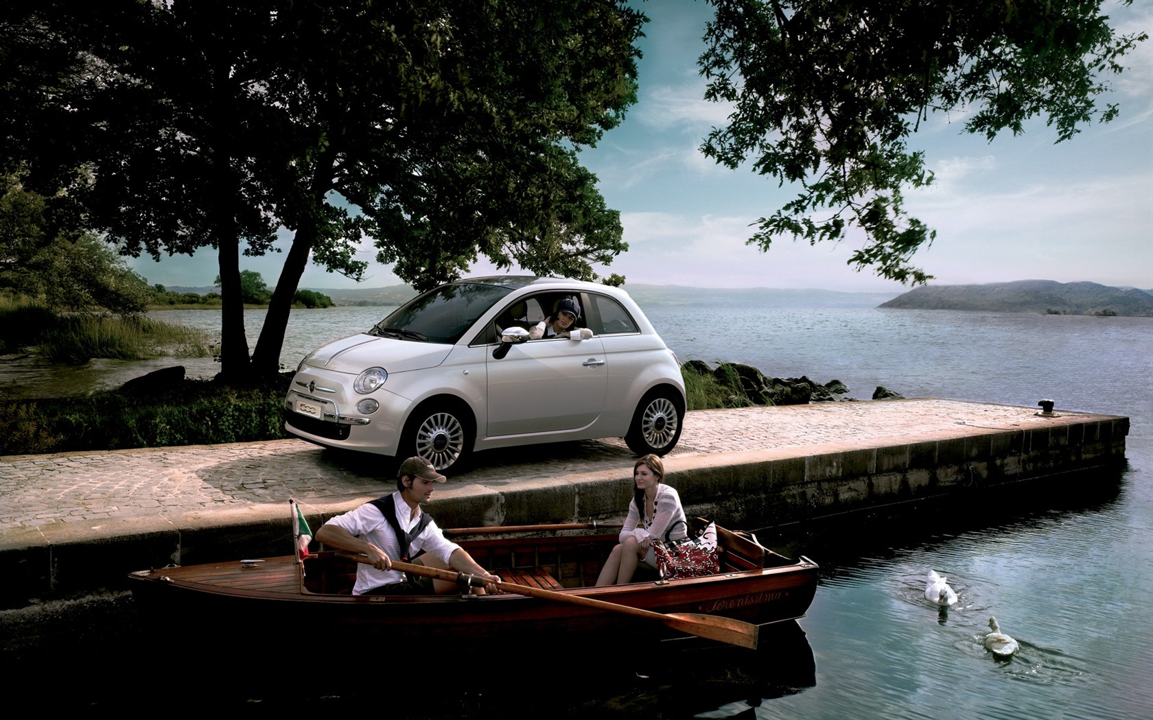 Fiat 500 tapet #12 - 1680x1050