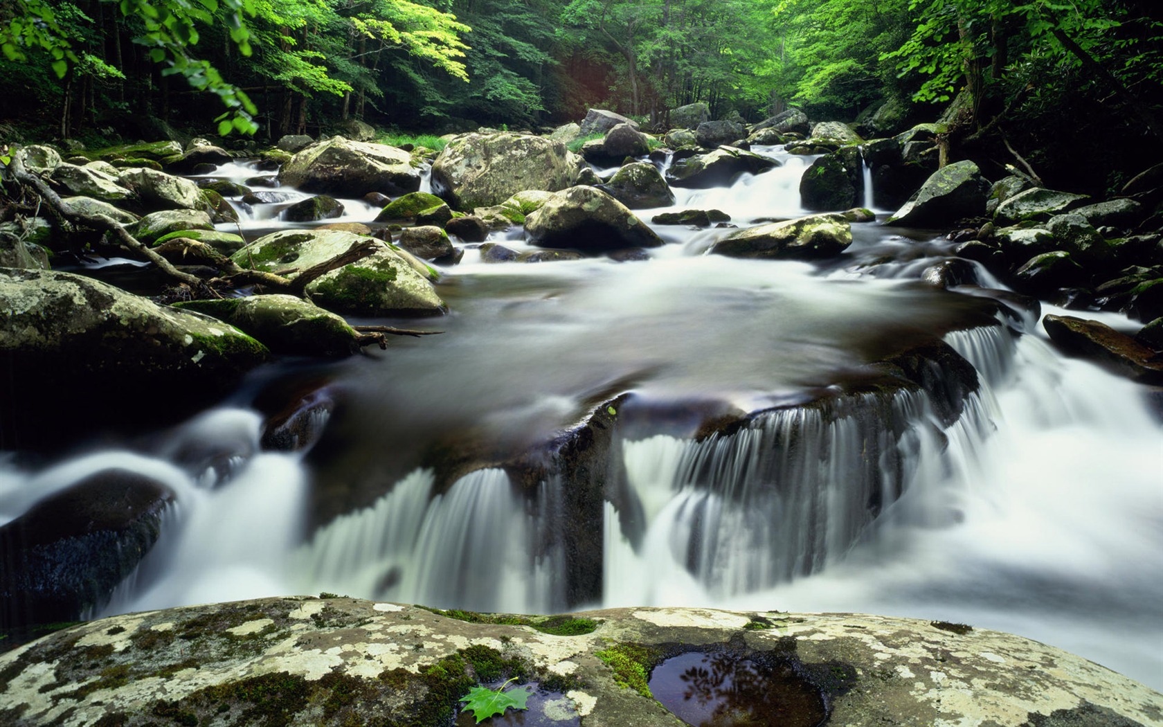 Vodní toky HD Tapety na plochu #30 - 1680x1050