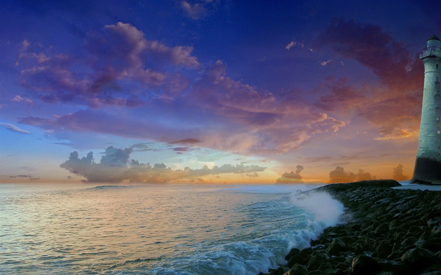 Dream náladu Ranní HD Wallpaper #3 - 1680x1050