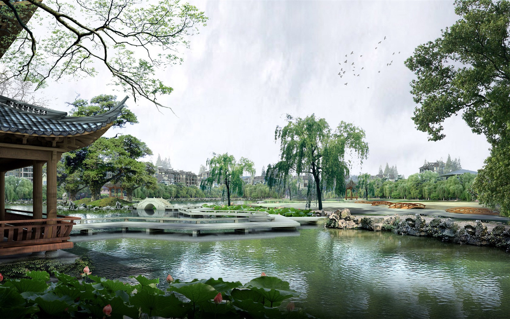 建築園林精美壁紙 #4 - 1680x1050
