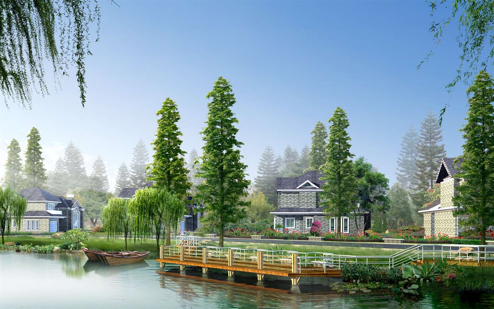 建築園林精美壁紙 #39 - 1680x1050