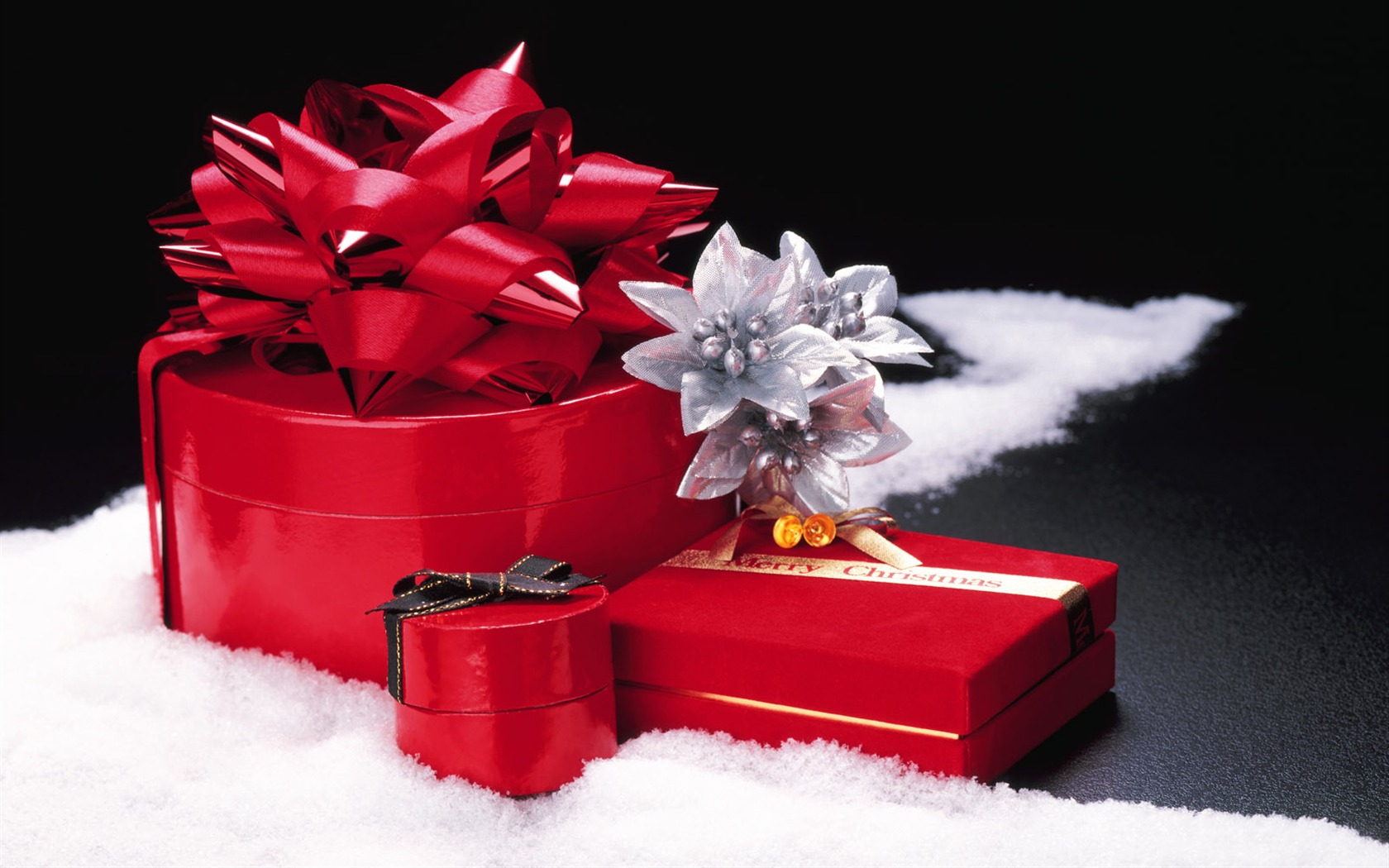 Christmas landscaping series wallpaper (8) #1 - 1680x1050