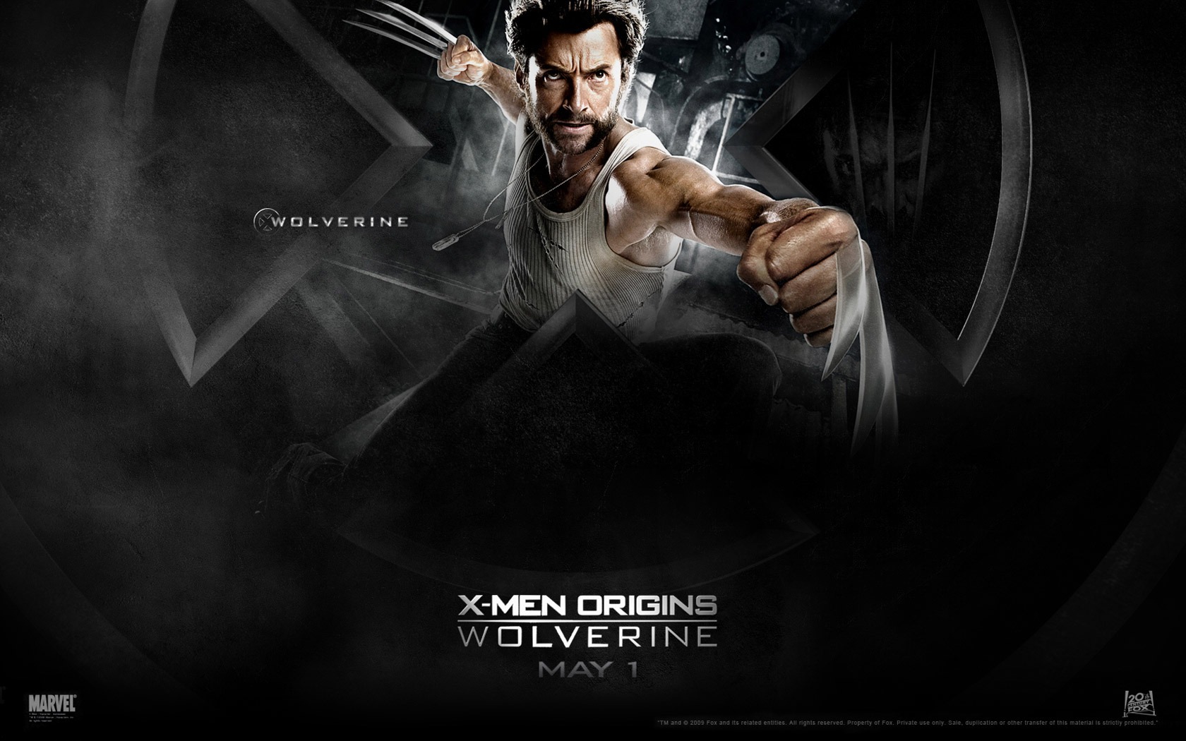 Wolverine film Tapety na plochu #1 - 1680x1050