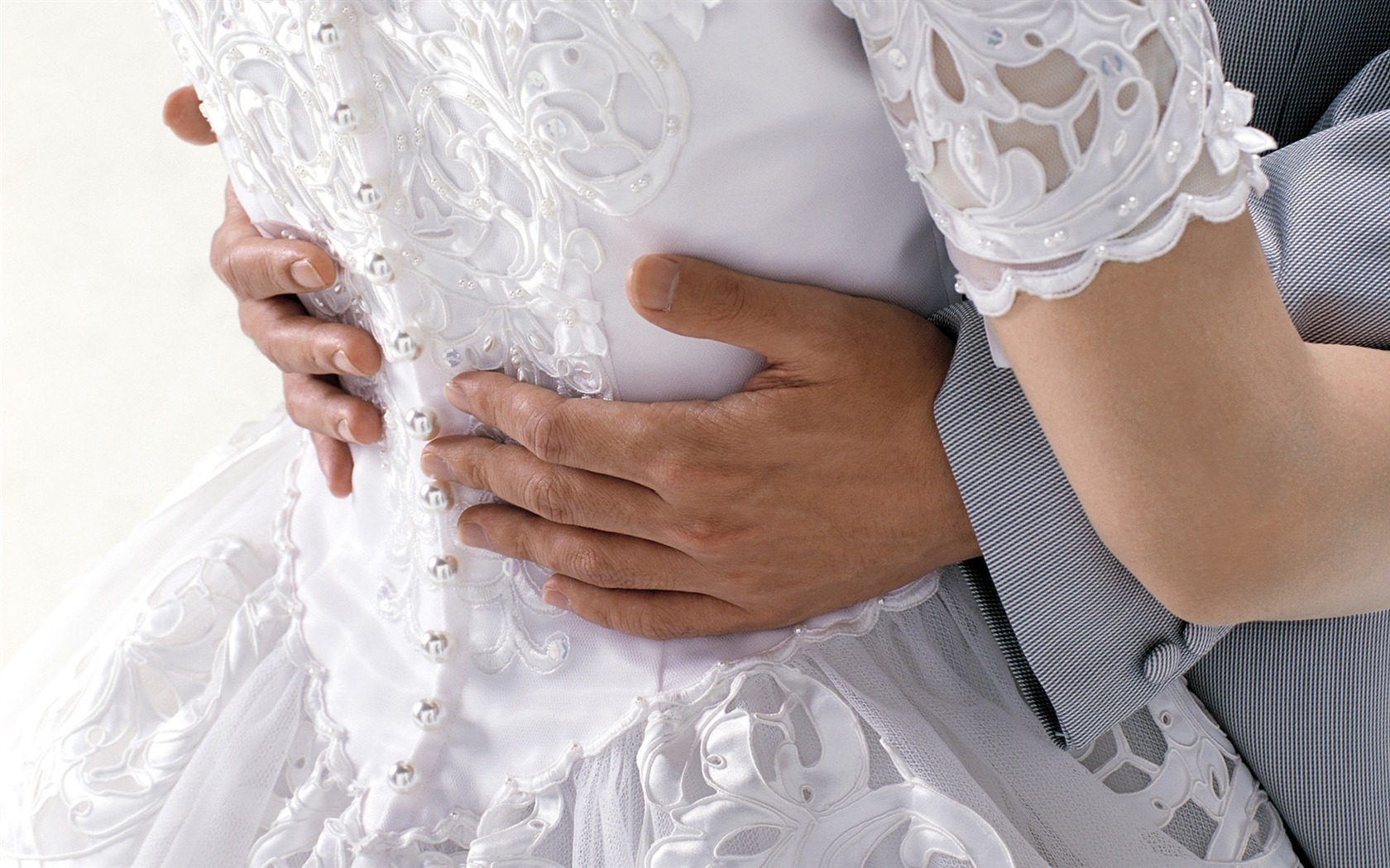 Wedding flower wedding ring wallpaper(2) #3 - 1680x1050